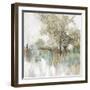 Forest Green Reflection-Allison Pearce-Framed Art Print