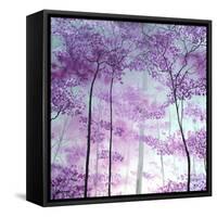 Forest Greeting-Herb Dickinson-Framed Stretched Canvas