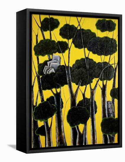 Forest Hoard-Celia Washington-Framed Stretched Canvas