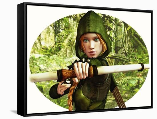 Forest Hunter-Atelier Sommerland-Framed Stretched Canvas