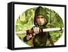 Forest Hunter-Atelier Sommerland-Framed Stretched Canvas