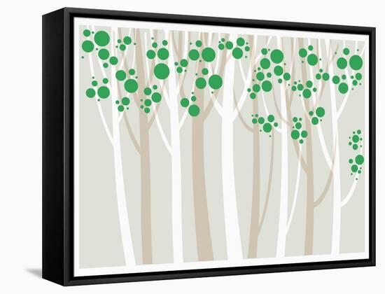 Forest Illustration-TongRo-Framed Stretched Canvas