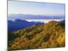 Forest in Autumn Color from Shot Beech Ridge, Great Smoky Mountains National Park, North Carolina-Dennis Flaherty-Mounted Photographic Print