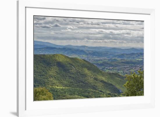 Forest in autumn, Monte Cucco Park, Apennines, Umbria, Italy, Europe-Lorenzo Mattei-Framed Photographic Print