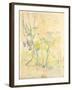 Forest in Fontainebleau, 1893 (W/C on Paper)-Berthe Morisot-Framed Giclee Print