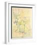 Forest in Fontainebleau, 1893 (W/C on Paper)-Berthe Morisot-Framed Premium Giclee Print