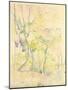 Forest in Fontainebleau, 1893 (W/C on Paper)-Berthe Morisot-Mounted Giclee Print