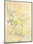 Forest in Fontainebleau, 1893 (W/C on Paper)-Berthe Morisot-Mounted Giclee Print