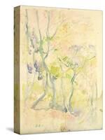 Forest in Fontainebleau, 1893 (W/C on Paper)-Berthe Morisot-Stretched Canvas