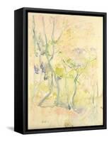 Forest in Fontainebleau, 1893 (W/C on Paper)-Berthe Morisot-Framed Stretched Canvas