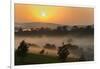 Forest in morning mist, Kibale National Park, Uganda-Keren Su-Framed Photographic Print