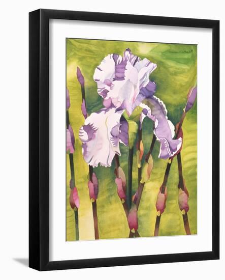 Forest Iris-Mary Russel-Framed Giclee Print