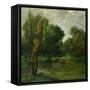 Forest Landscape, 1864-Gustave Courbet-Framed Stretched Canvas