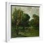 Forest Landscape, 1864-Gustave Courbet-Framed Giclee Print