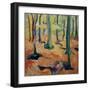 Forest Landscape I-Auguste Macke-Framed Giclee Print