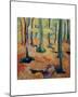 Forest Landscape I-Auguste Macke-Mounted Giclee Print