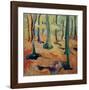 Forest Landscape I-Auguste Macke-Framed Giclee Print