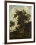 Forest Landscape with a Woodsmans Shed-Roelant Roghman-Framed Art Print