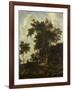 Forest Landscape with a Woodsmans Shed-Roelant Roghman-Framed Art Print