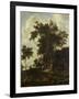 Forest Landscape with a Woodsmans Shed-Roelant Roghman-Framed Art Print