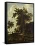 Forest Landscape with a Woodsmans Shed-Roelant Roghman-Framed Stretched Canvas