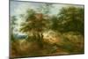 Forest Landscape with Ambush-Jacques Fouquieres-Mounted Giclee Print