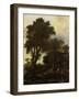 Forest Landscape with Lean-To-Roelant Roghman-Framed Art Print