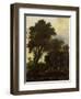 Forest Landscape with Lean-To-Roelant Roghman-Framed Art Print