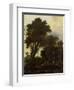 Forest Landscape with Lean-To-Roelant Roghman-Framed Art Print