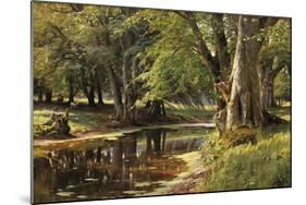 Forest Landscape-Peder Mork Monsted-Mounted Giclee Print