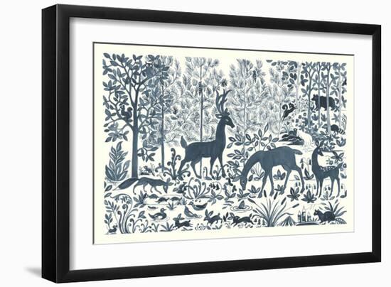 Forest Life I-Miranda Thomas-Framed Premium Giclee Print