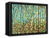 Forest Light-Herb Dickinson-Framed Stretched Canvas