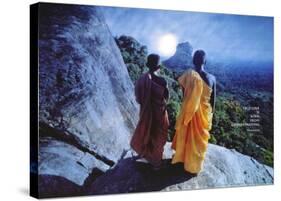 Forest Monks in Ceylon-null-Stretched Canvas