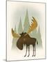 Forest Moose-Ryan Fowler-Mounted Art Print