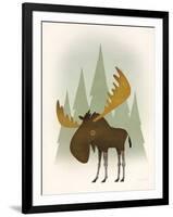 Forest Moose-Ryan Fowler-Framed Art Print