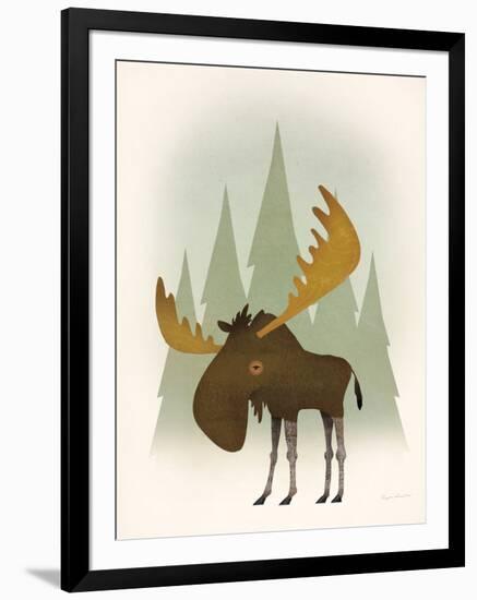 Forest Moose-Ryan Fowler-Framed Art Print
