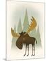 Forest Moose-Ryan Fowler-Mounted Art Print