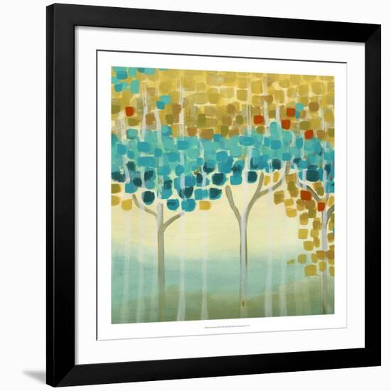 Forest Mosaic II-Erica J. Vess-Framed Art Print