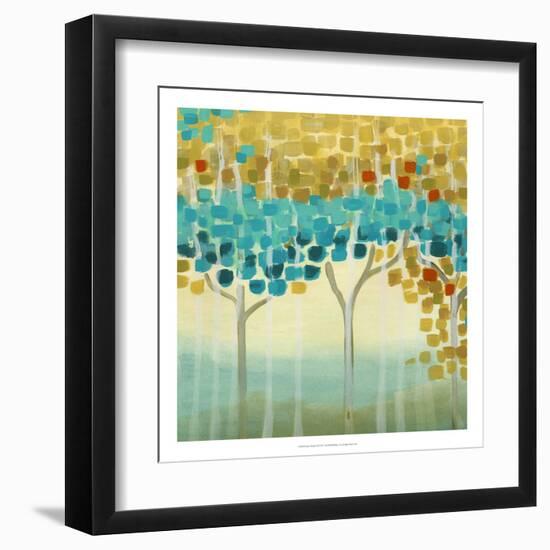 Forest Mosaic II-Erica J. Vess-Framed Art Print