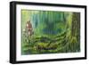 Forest Mushrooms-Michelle Faber-Framed Giclee Print