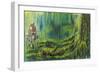 Forest Mushrooms-Michelle Faber-Framed Giclee Print