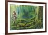 Forest Mushrooms-Michelle Faber-Framed Giclee Print