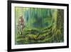 Forest Mushrooms-Michelle Faber-Framed Giclee Print