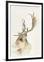 Forest Odyssey - Stag-Kristine Hegre-Framed Giclee Print