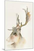 Forest Odyssey - Stag-Kristine Hegre-Mounted Giclee Print