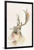 Forest Odyssey - Stag-Kristine Hegre-Framed Giclee Print