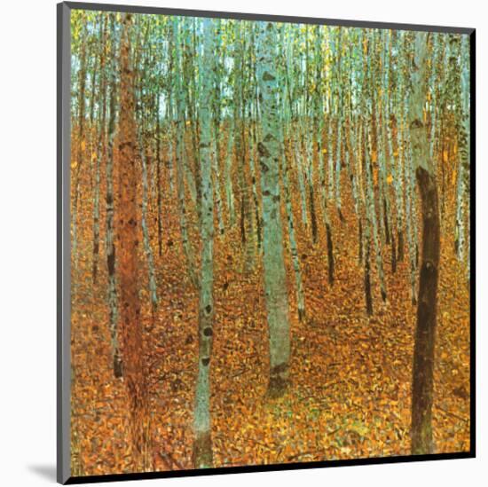 Forest of Beeches-Gustav Klimt-Mounted Art Print