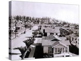 Forest of Derricks in the Signal Hill Oil Fields Near Long Beach, California, 1933-null-Stretched Canvas