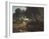 Forest of Fontainebleau, 1834-Jean-Baptiste-Camille Corot-Framed Giclee Print