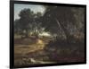 Forest of Fontainebleau, 1834-Jean-Baptiste-Camille Corot-Framed Giclee Print